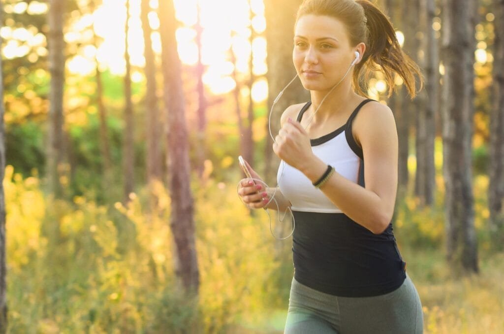 Engaging in exercise is essential for diabetes management Lins Hearts woman jogging running