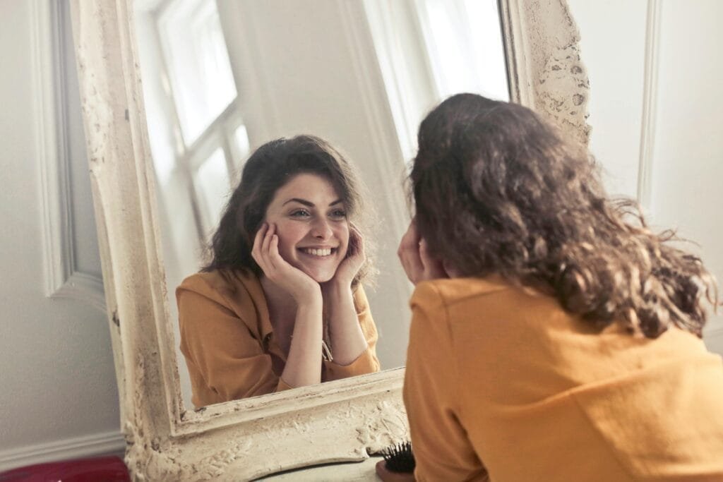 Positive Mindset Lins Hearts healthy and happy smile